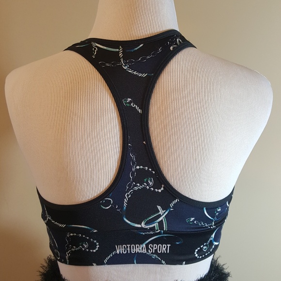 SPECIAL BUNDLE 2 SPORTS BRAS FOR $20 The Player Racerback Pullover Sport Bra VS - Picture 2 of 4